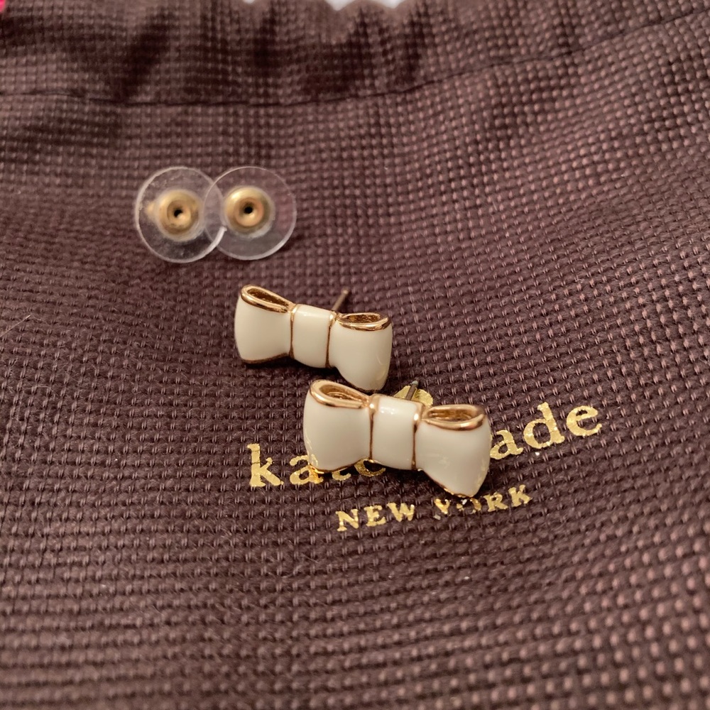 Kate Spade bow stud earrings